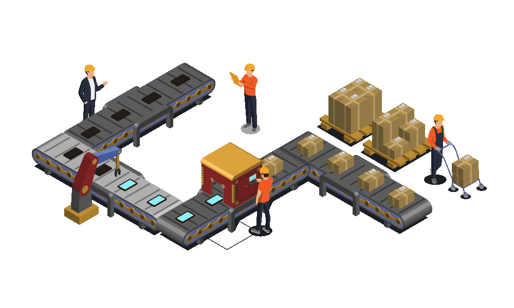 อุตสาหกรรมการผลิตที่นำเข้าวัตถุดิบและสินค้าจากจีน